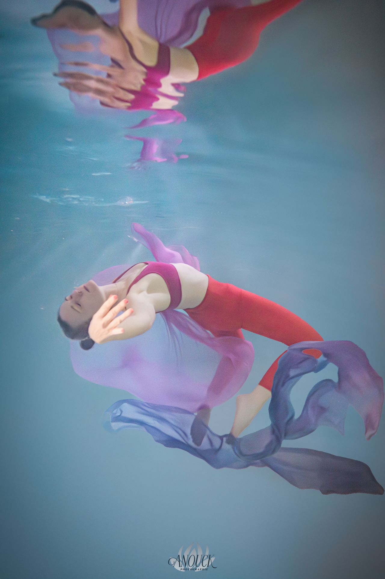 Portrait artistique sous l'eau en Suisse Romande