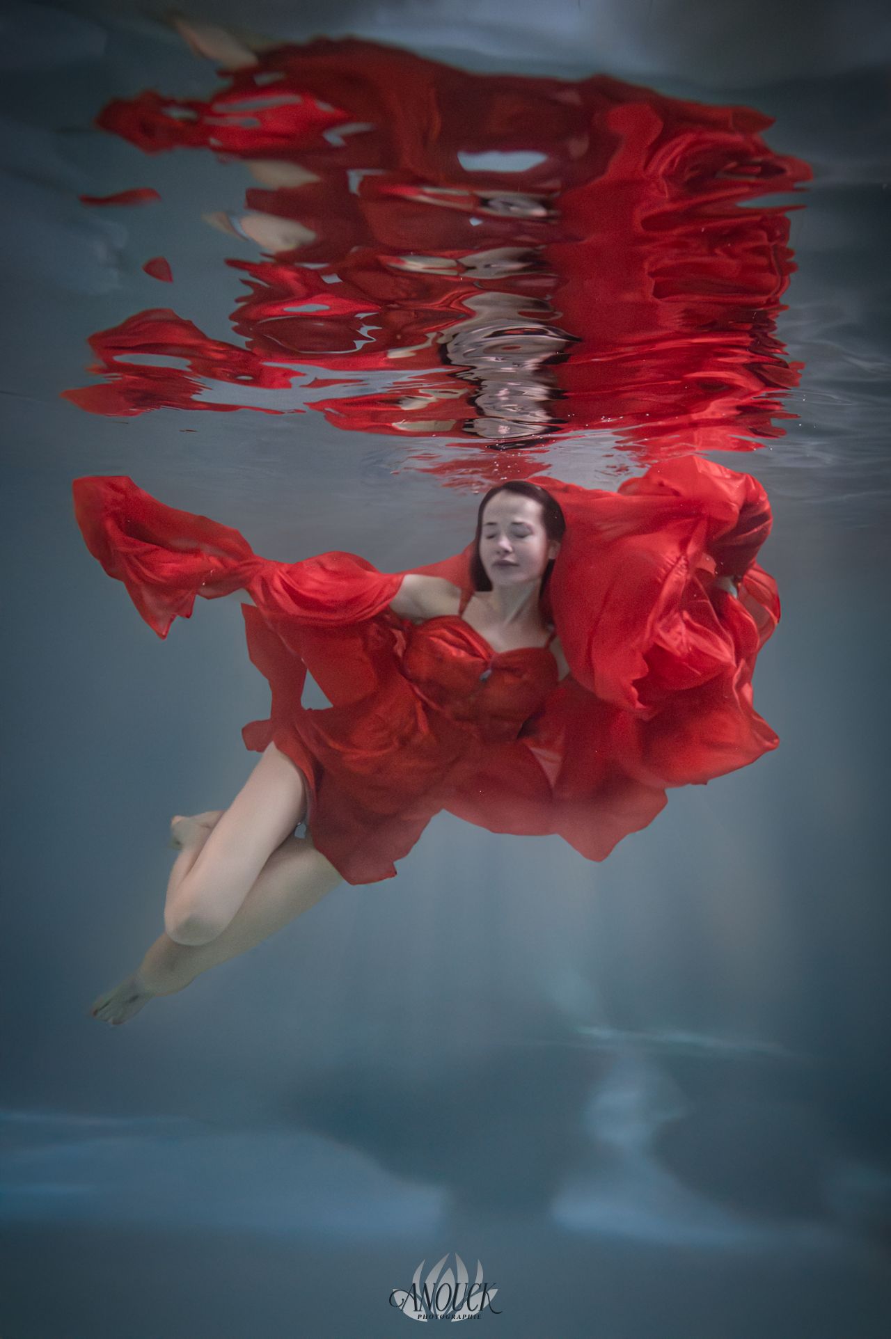 Portrait photo underwater en Suisse Romande