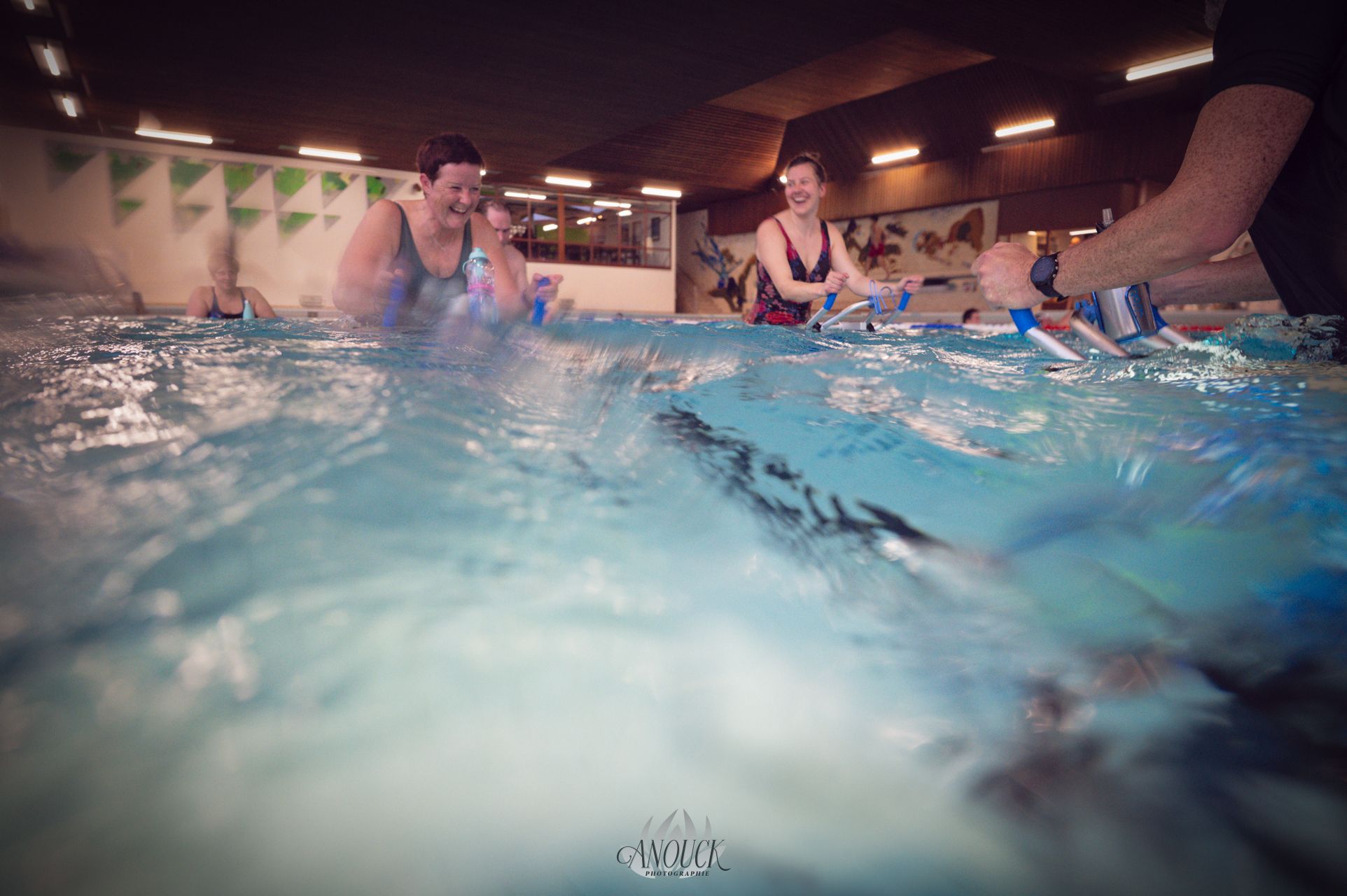 Photographie artistique d'aqua bike en suisse romande